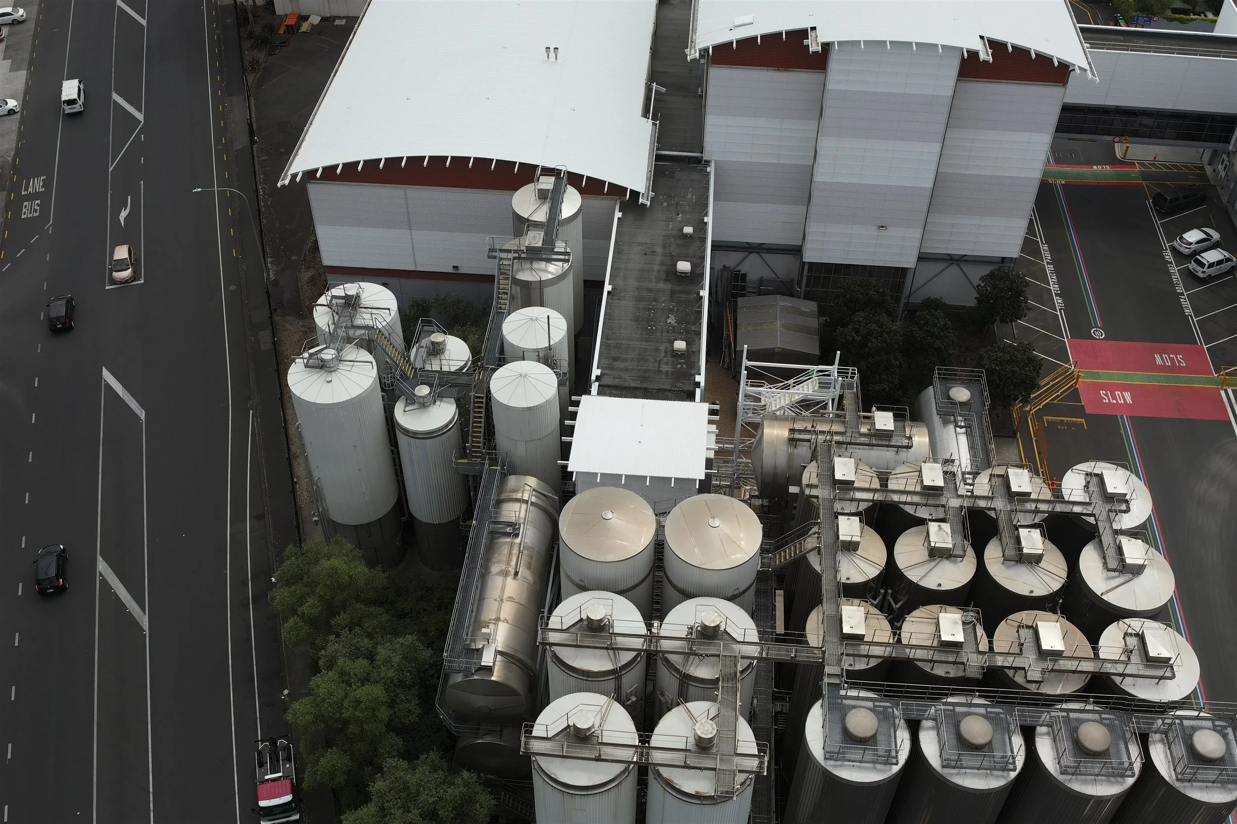 Drone mapping of an industrial site