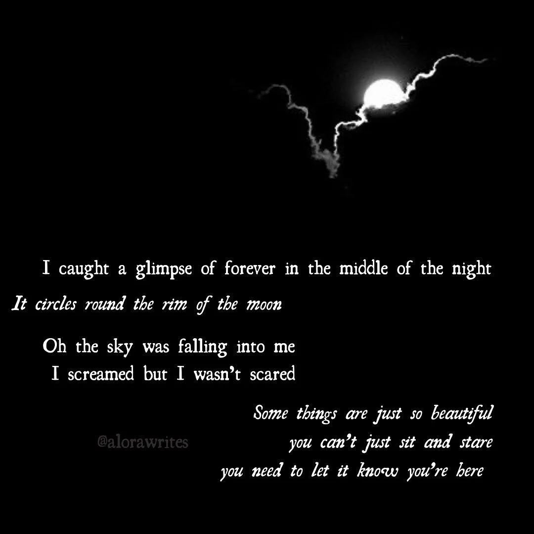 My entry for today&rsquo;s prompt: &ldquo;in the middle of the night&rdquo;.

#alorawrites &bull;  Alora Writes
 #instagrampoetry #poetryreaders #poetry #poet #poetrycommunity #poetsofinstagram #poetrylovers #instapoetry #poetryisnotdead #poetryporn 