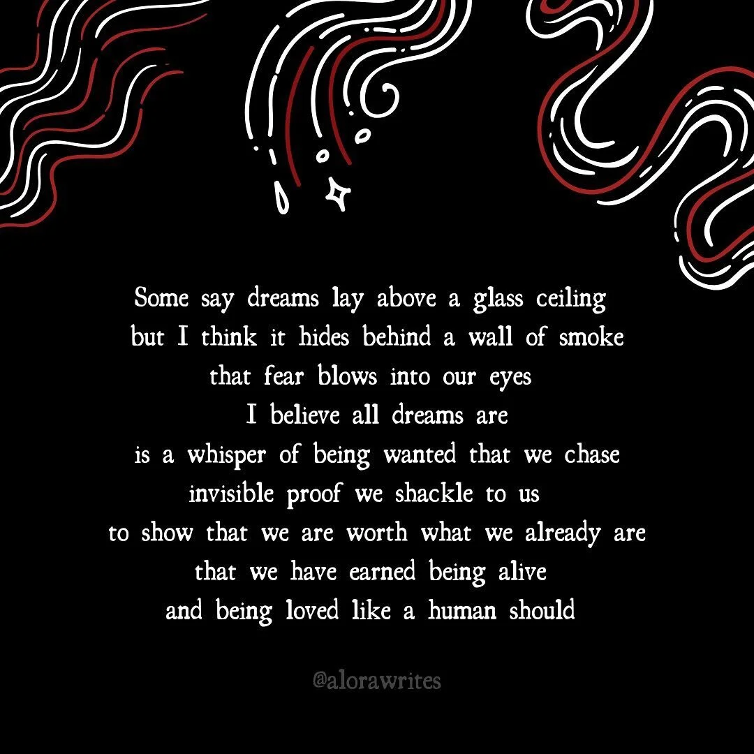 What do you dream of? 
Prompt: Wall of Smoke
⁣

⁣
#alorawrites &bull;  Alora Writes
 #instagrampoetry #poetryreaders #poetry #poet #poetrycommunity #poetsofinstagram #poetrylovers #instapoetry #poetryisnotdead #poetryporn #poetsociety #poems #poemsof