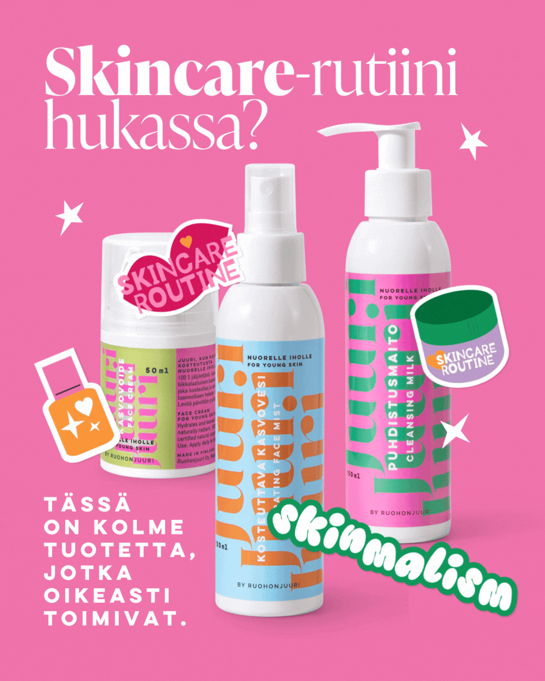 Juuri by Ruohonjuuri nuoret tuotteet mainos