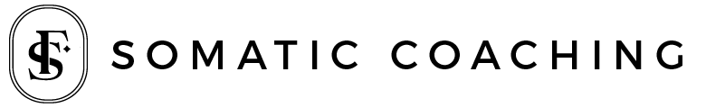 Logo with a stylized 'FS' inside a circle next to the word 'Somatic Coaching' in black text.