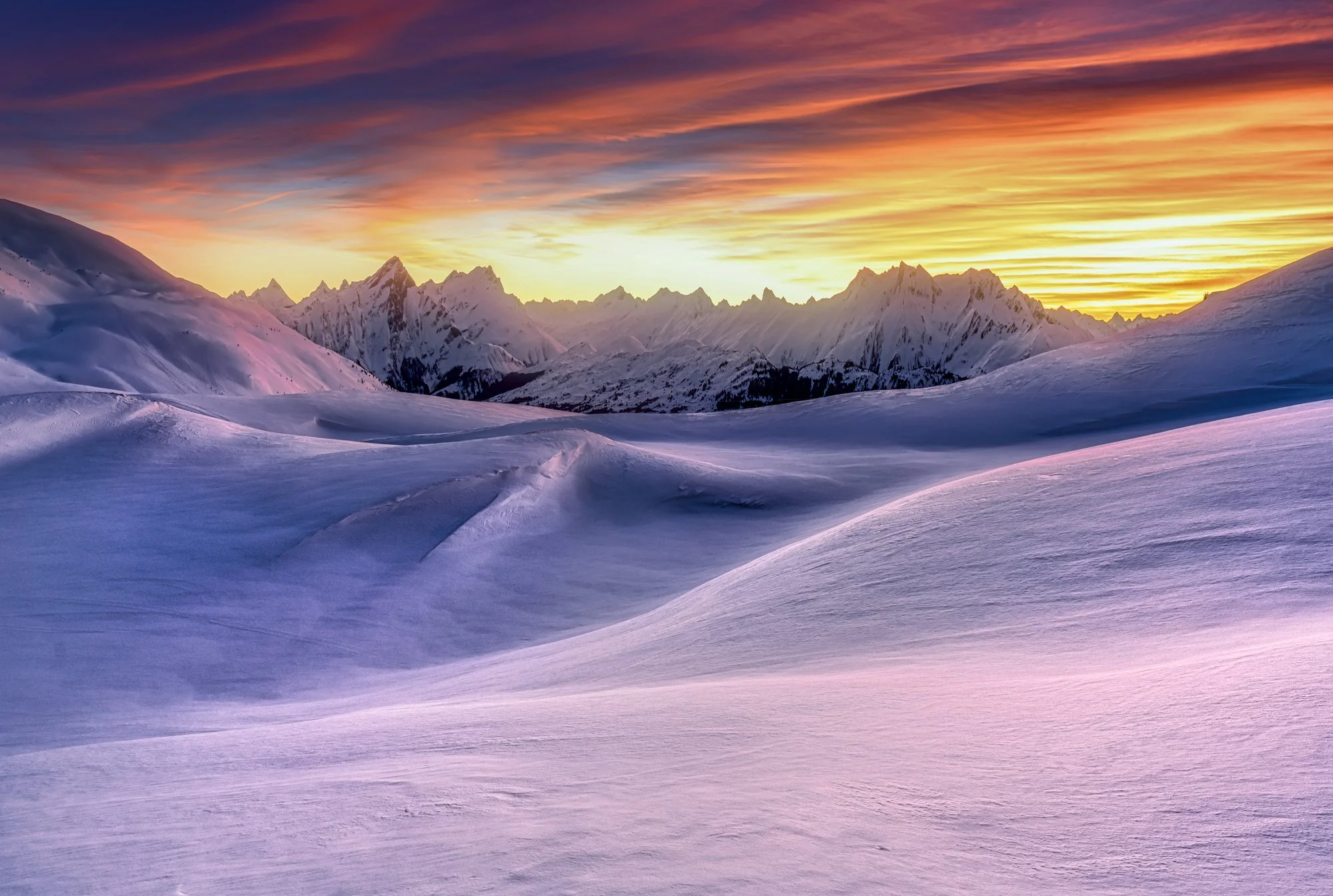 Winterstimmung_Bündner Berge
