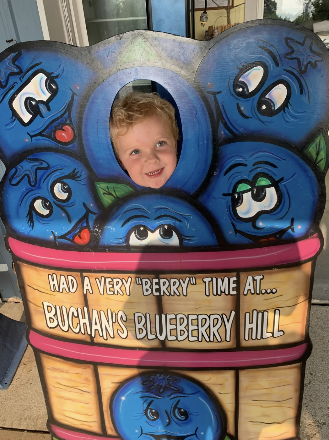 Farmer Levi at Buchan's Blueberry Hill