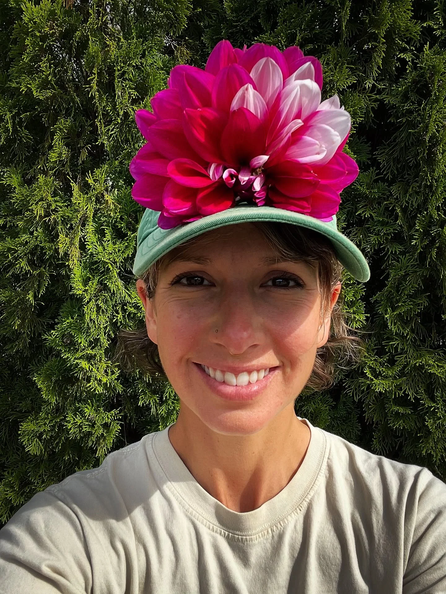 Farmer Justine checking in to remind you that dahlia season is sensational at Moondance Flower Farm right now! 

The rain and subsequent sunshine have made these gorgeous flowers bloom like crazy this week! We have dozens of varieties of all sizes, s