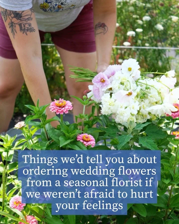 We promise we&rsquo;re saying all of this with love. 💛😋

Your inspiration helps us understand the colors, textures &amp; overall feeling you&rsquo;re drawn to. Then we use what&rsquo;s blooming beautifully to turn that vision into something entirel
