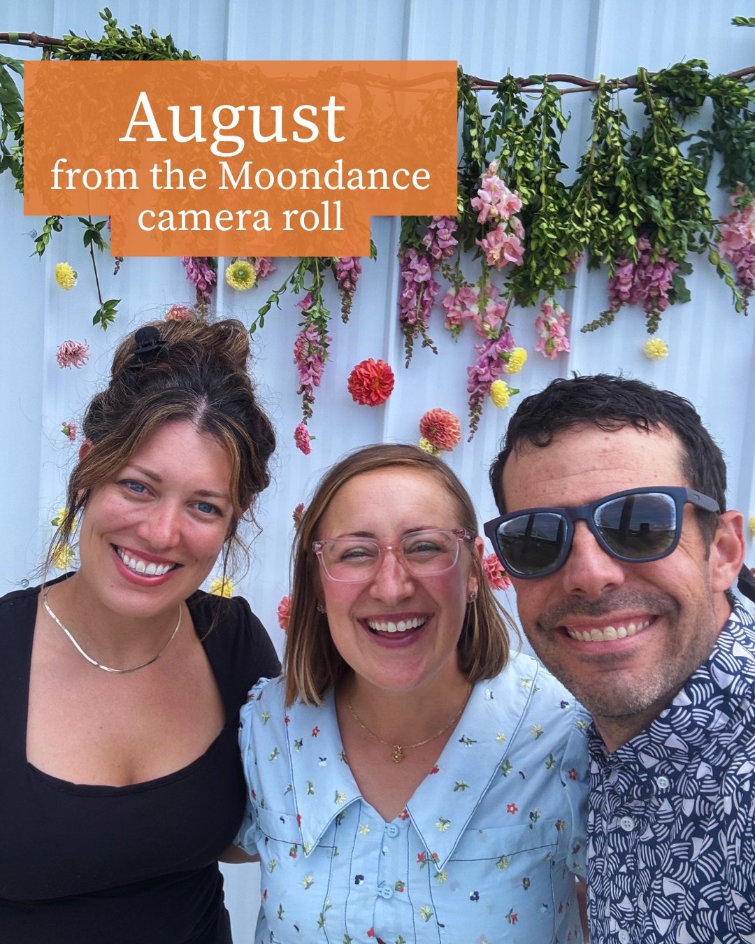 August, you were a lot. In the very best way. 🌸

Weddings, flowers everywhere, subscriptions, a little road trip, a team hike, and a field that somehow just kept getting better.

A very full, very colorful month at Moondance.

#moondanceflowerfarm
#