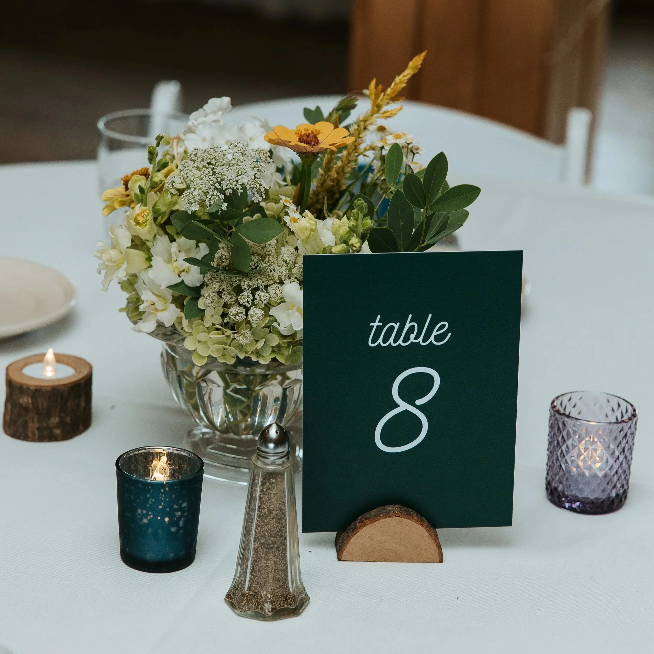 timberlee hills wedding centerpieces
