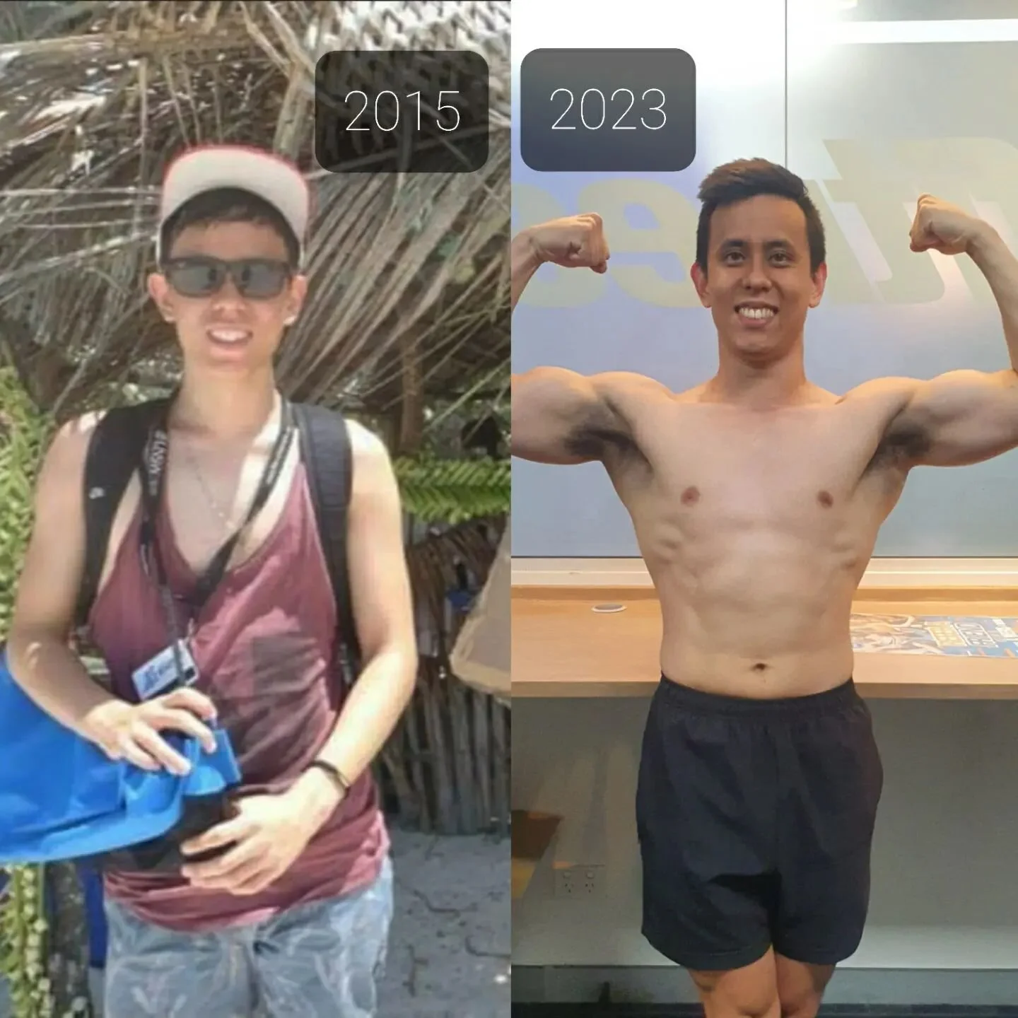 My Journey so far 🚀

I started my fitness journey in 2018 while I was working at my previous job as an engineer. I started at around 50kg and was basically a stick my entire life before that too.

Training from 0 experience off the bat was difficult