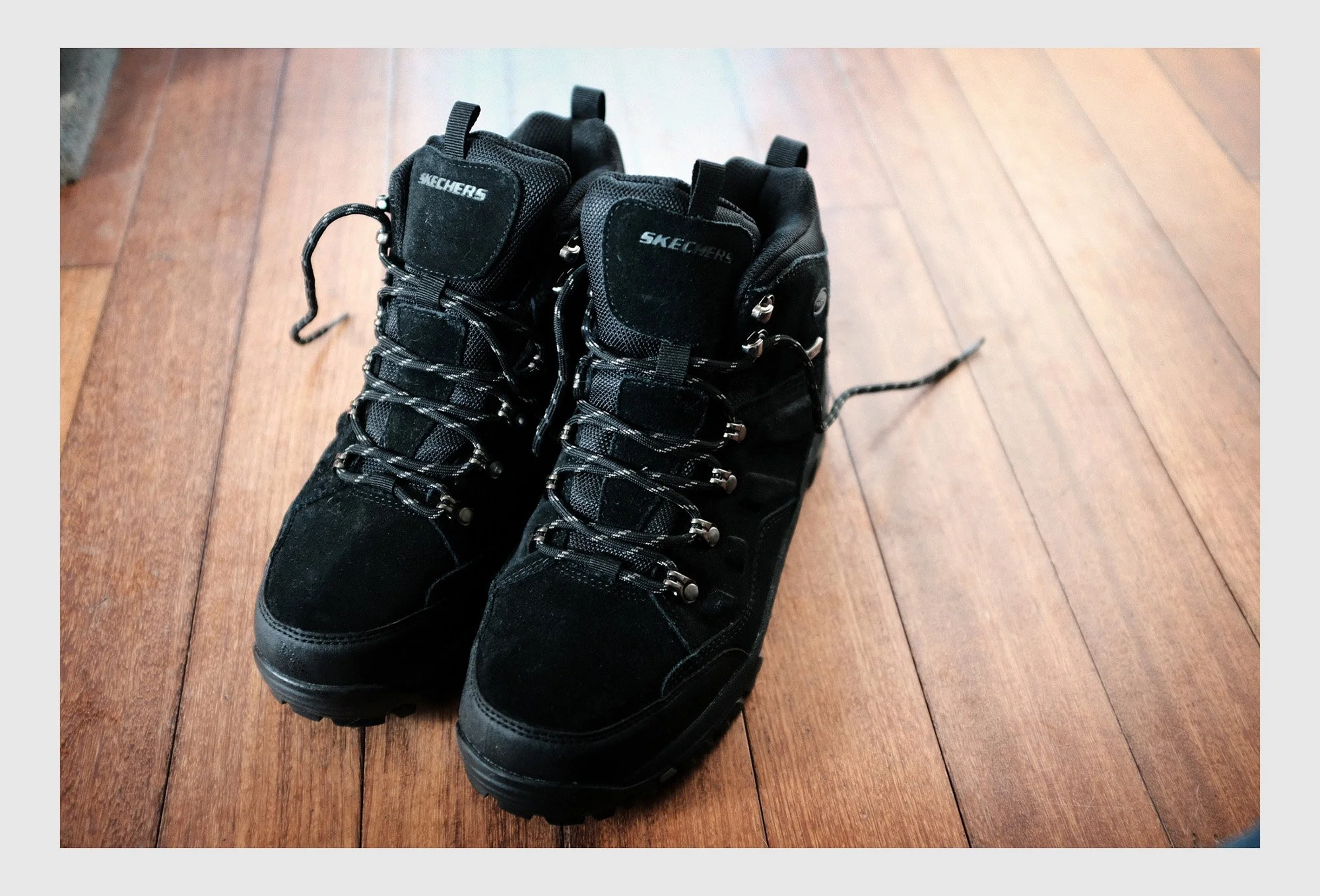 New walking boots /  March 26 / Fuji X100F