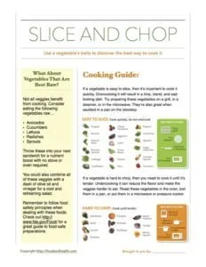Chop Test: An Easy Way to Know How to Cook Vegetables
