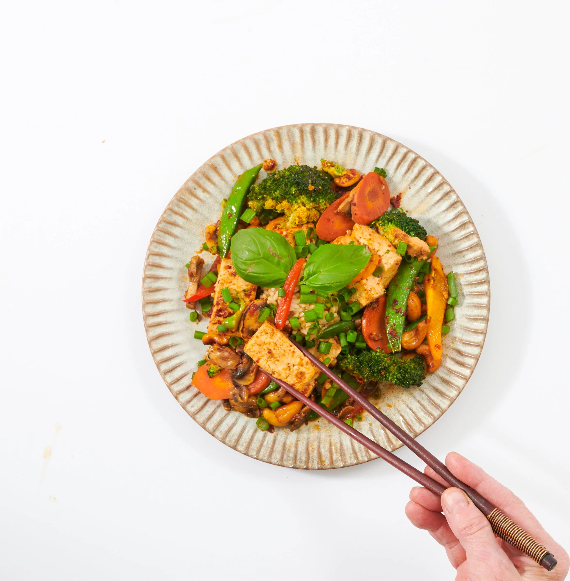 Stirfry with Tofu and Cashews