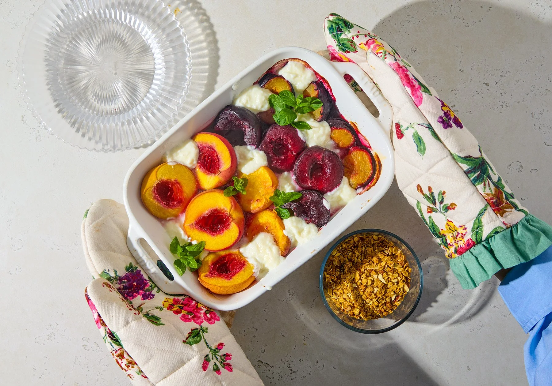 Baked Stone Fruit Dessert