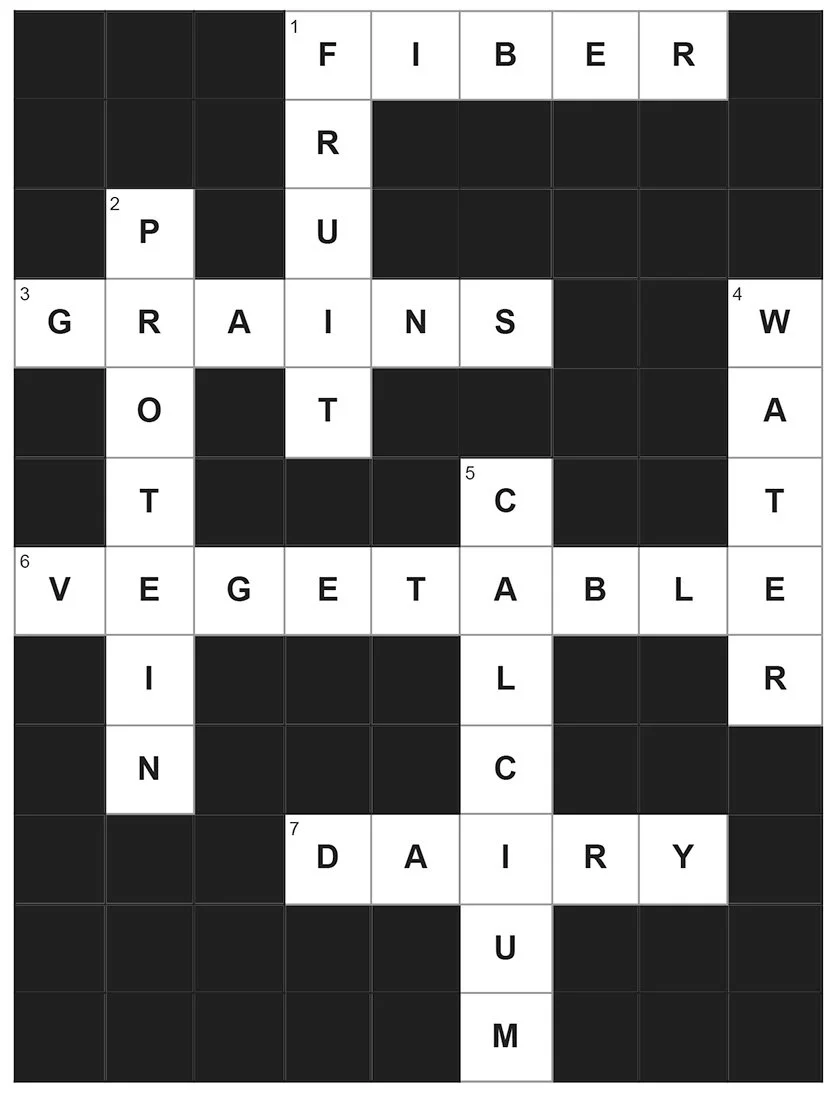 Introducing Our Free Nutrition Crossword Puzzle Maker