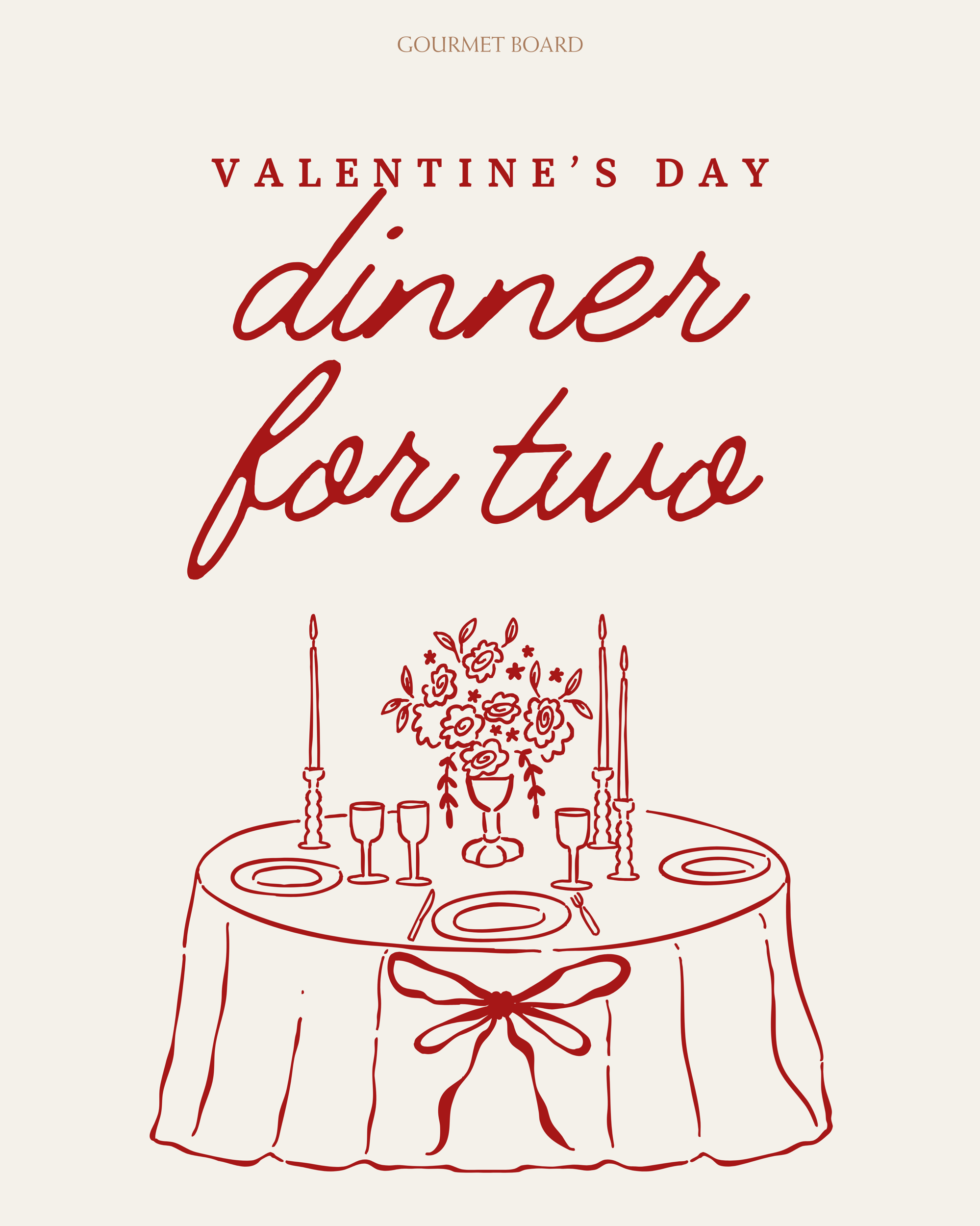Valentine’s Day Dinner for Two Package