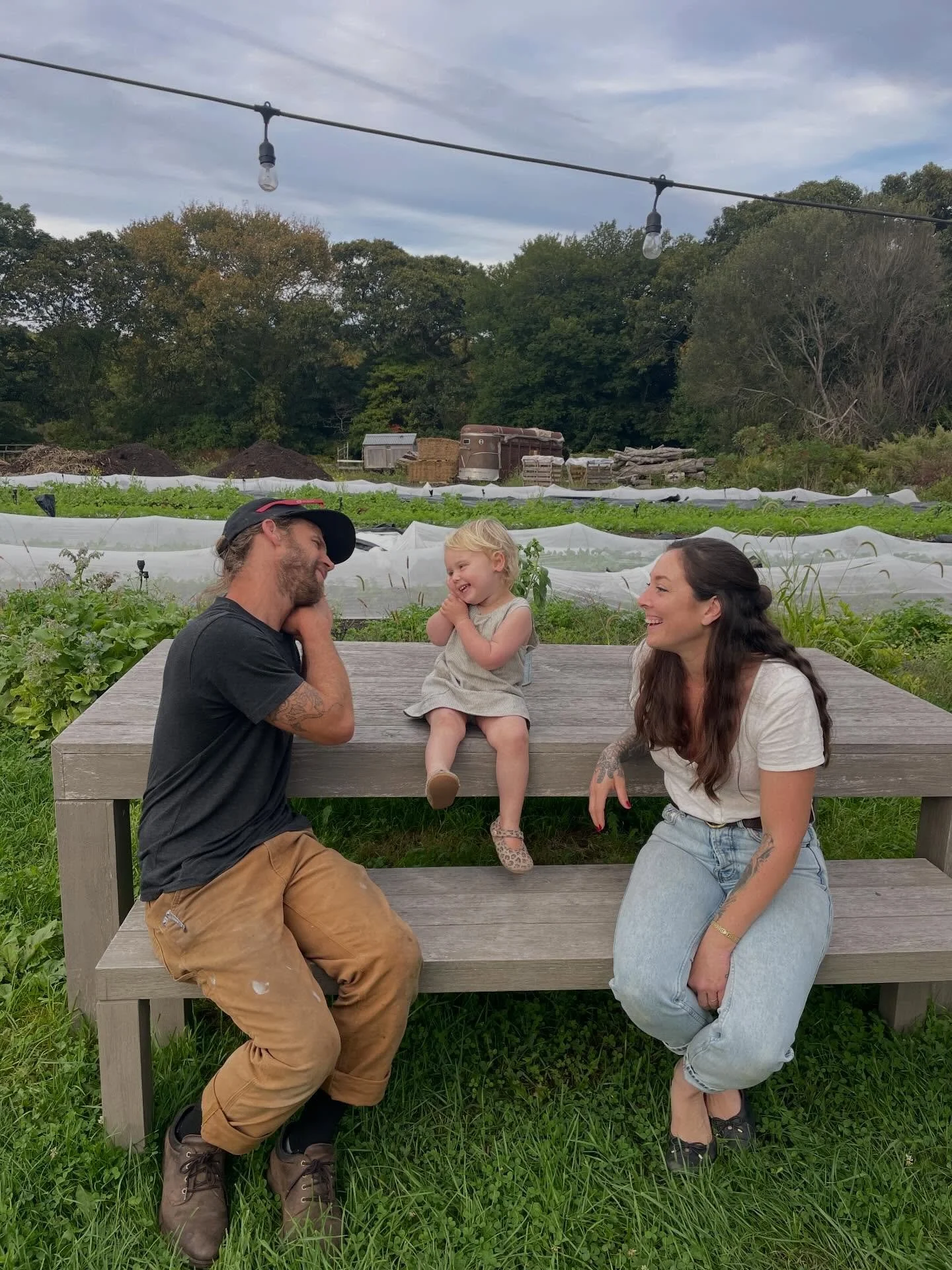 Four years ago, we made it official - our farm, our partnership, our bet on this life. Four years in the dirt, in our dream, in the hard days and the ones that make it all worth it. Still learning. Still all in, now plus one. &hearts;️ Grateful for t