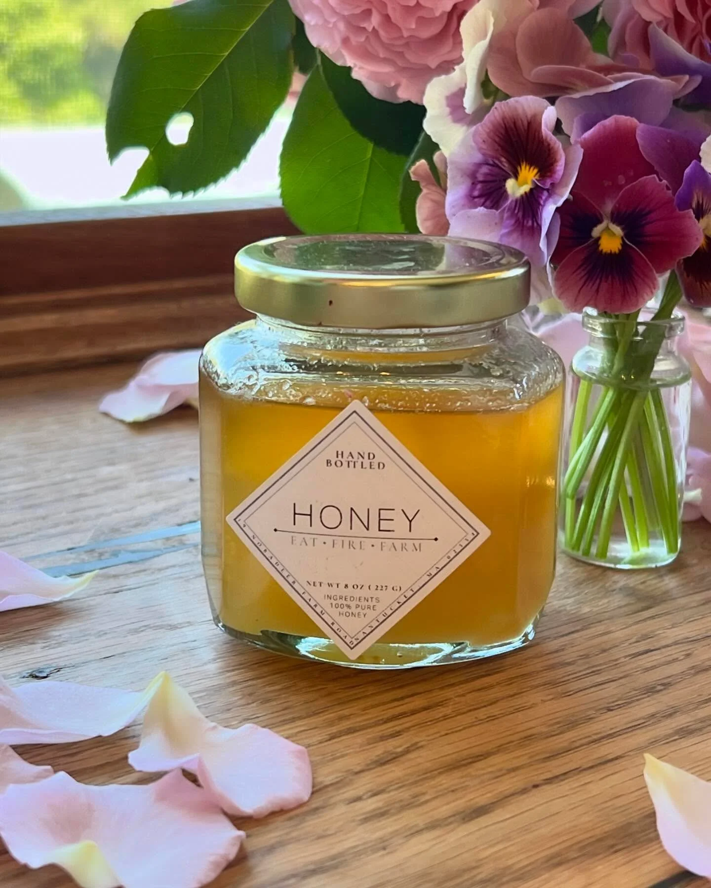 Do something sweet for yourself.

Honey available at the farmstand.
- -168 Hummock Pond Road - -