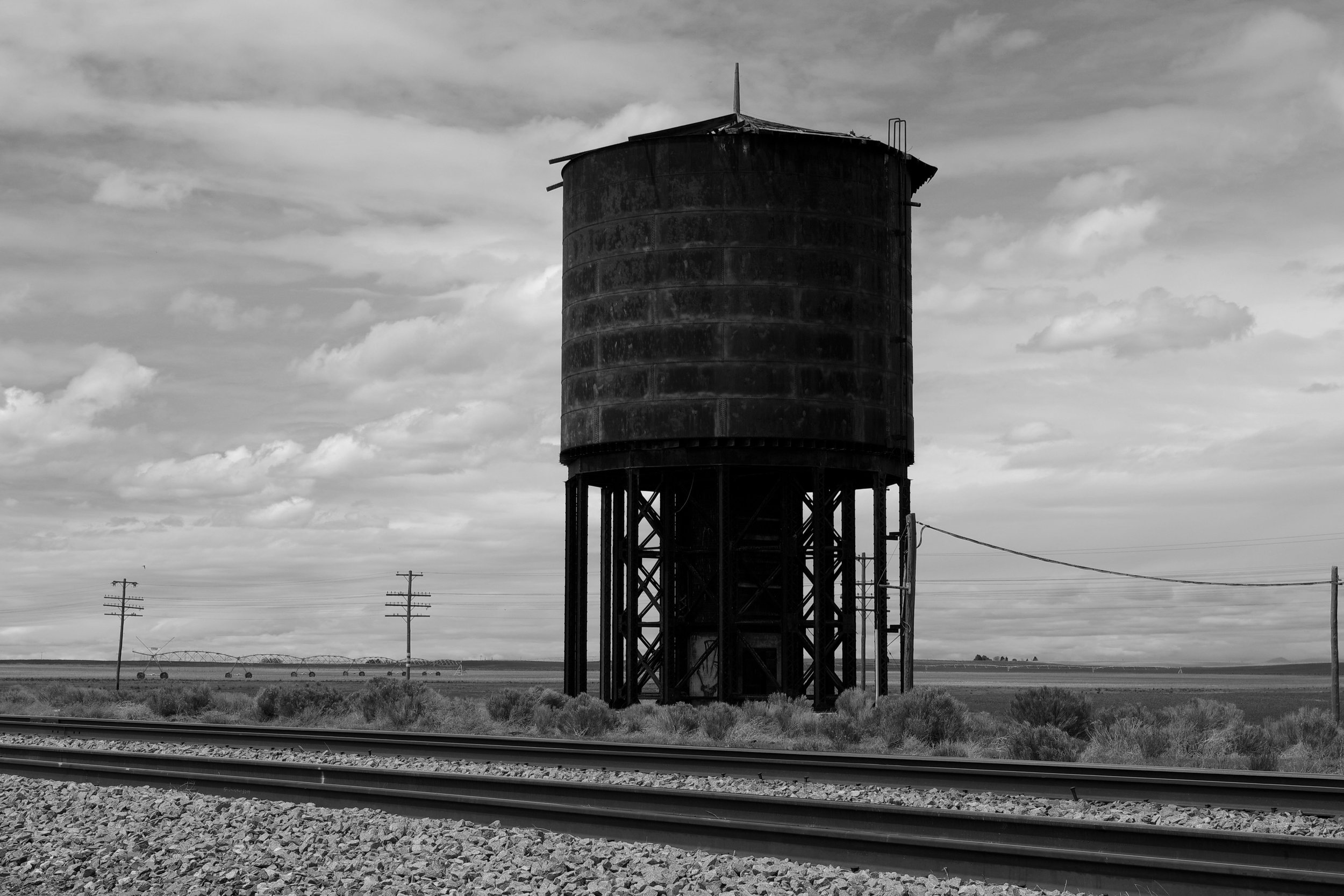 Railroad near Minidoka, Idaho