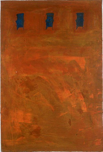 Acrylic on Reeves BFK, ca. 1995