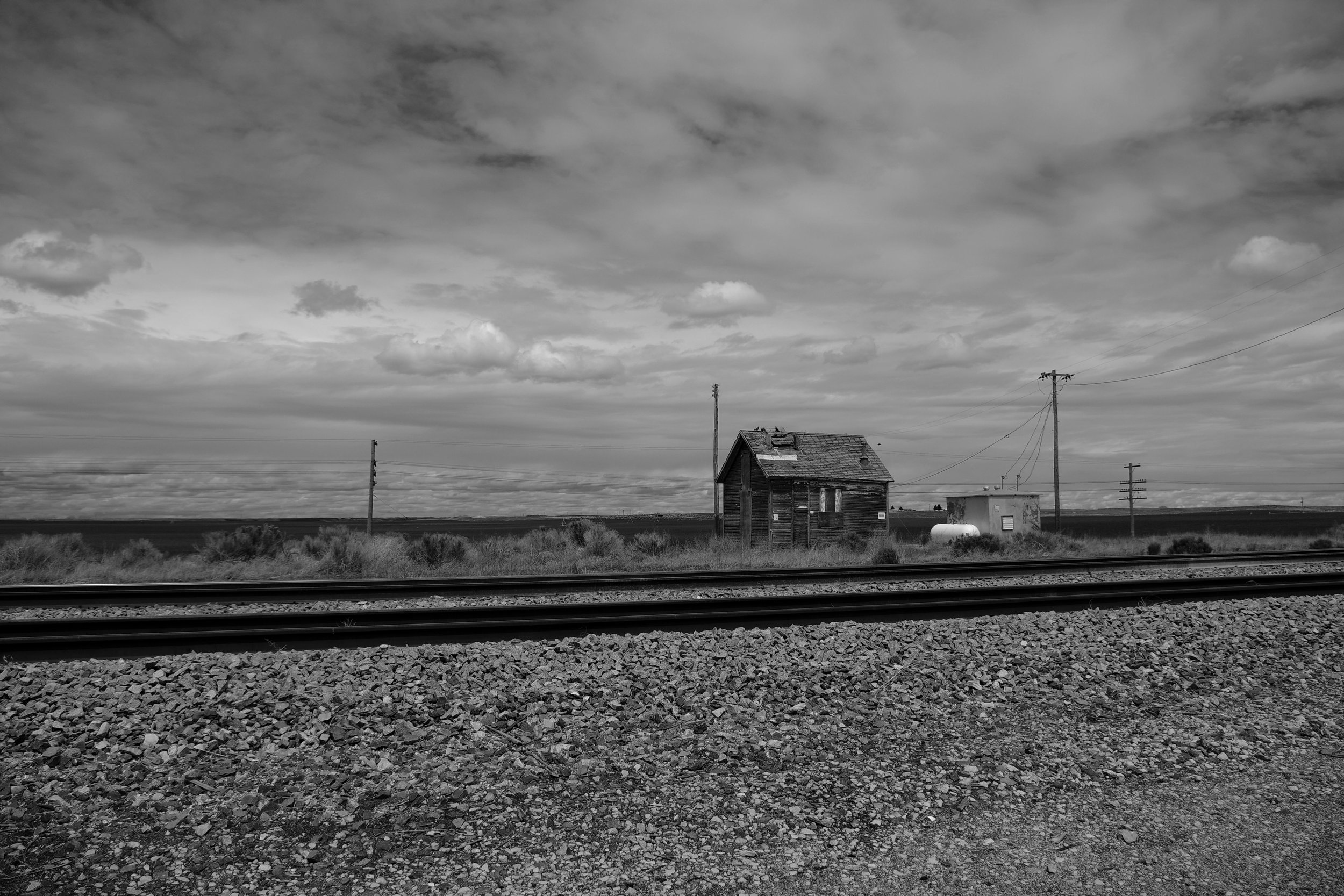 Railroad near Minidoka, Idaho