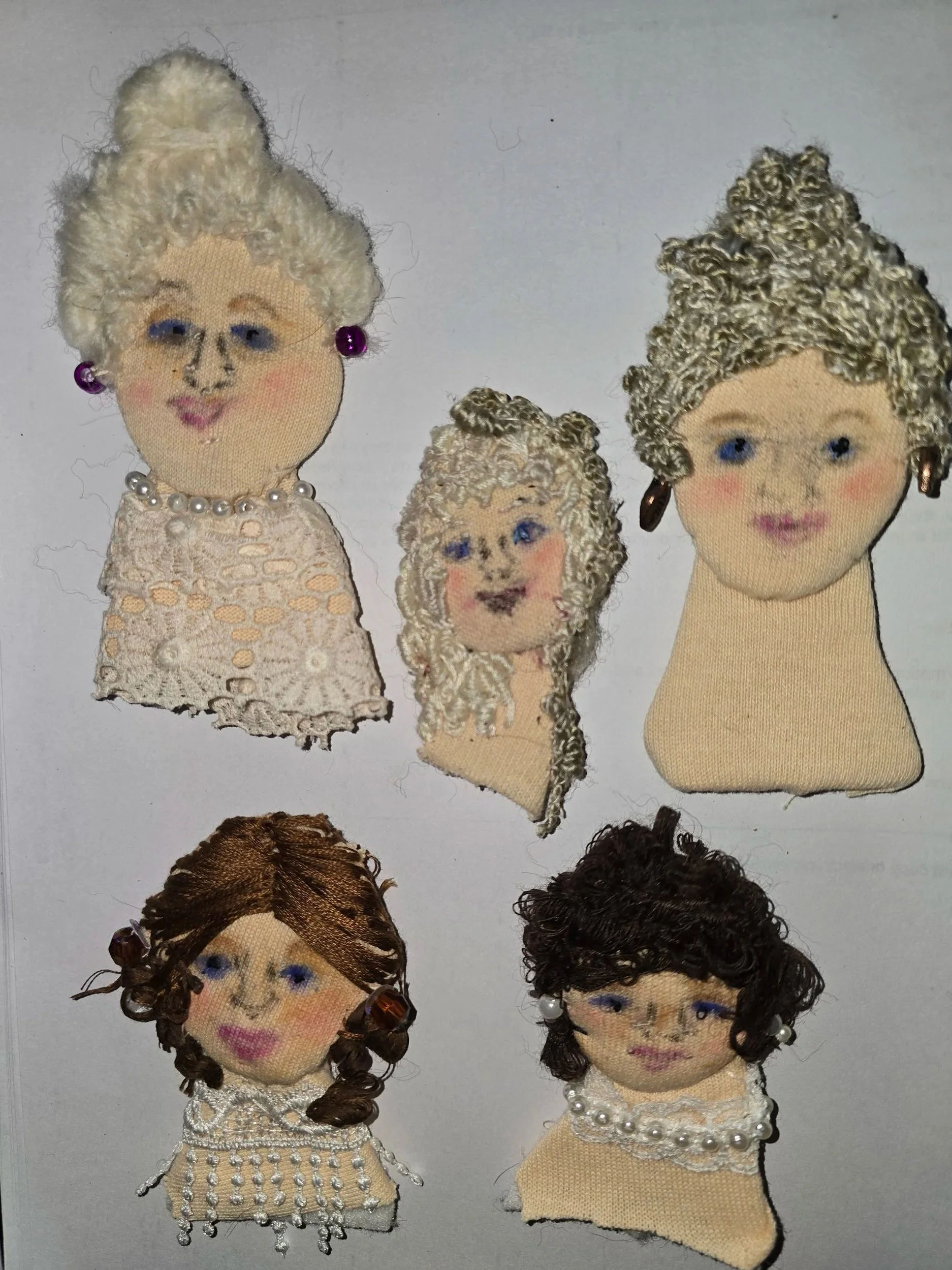 Embroidered Faces 