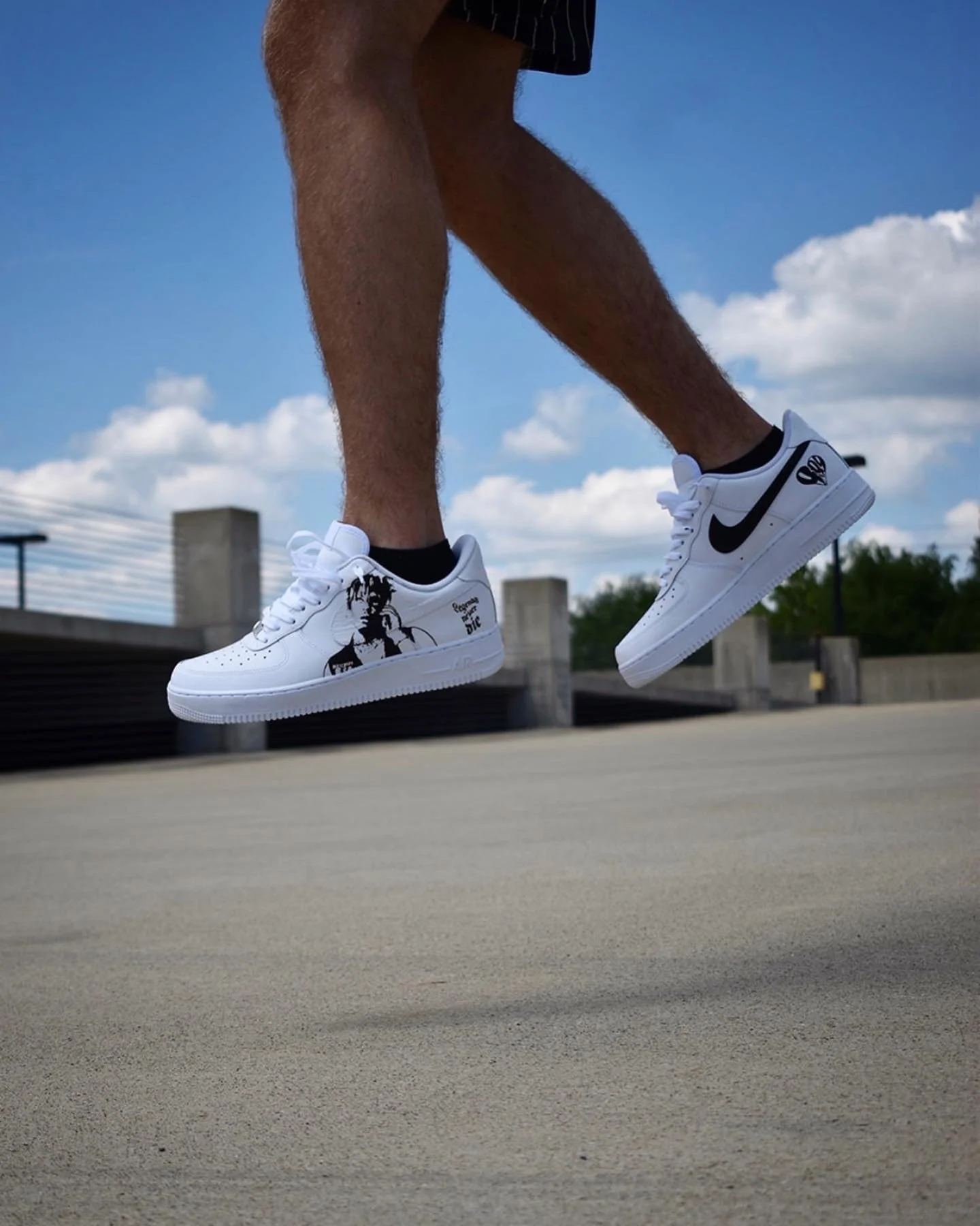 custom nike air force 1 juice wrld