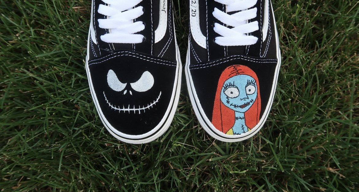 nightmare before christmas vans womens