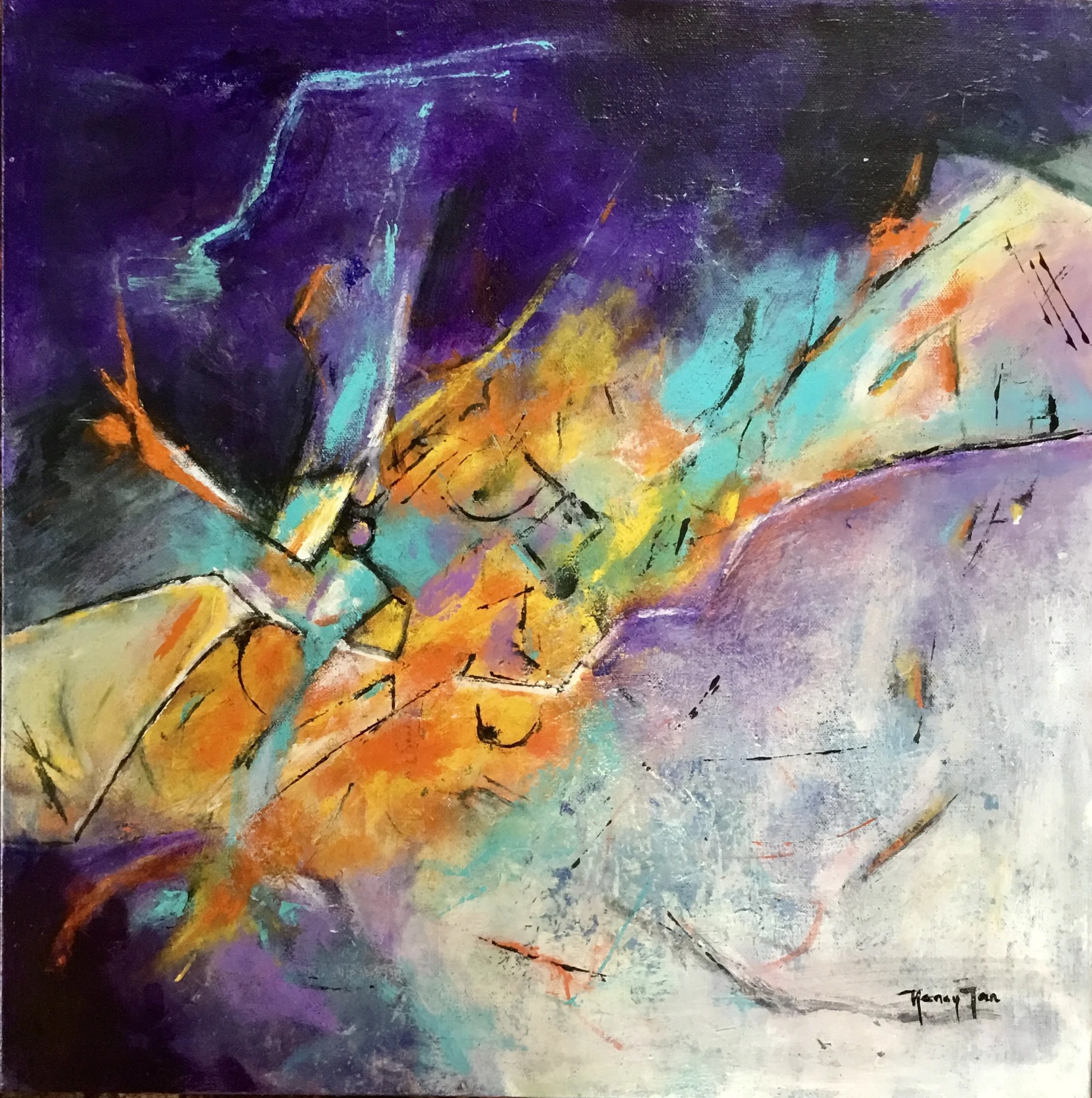 Color Storm 24" x 24" $600