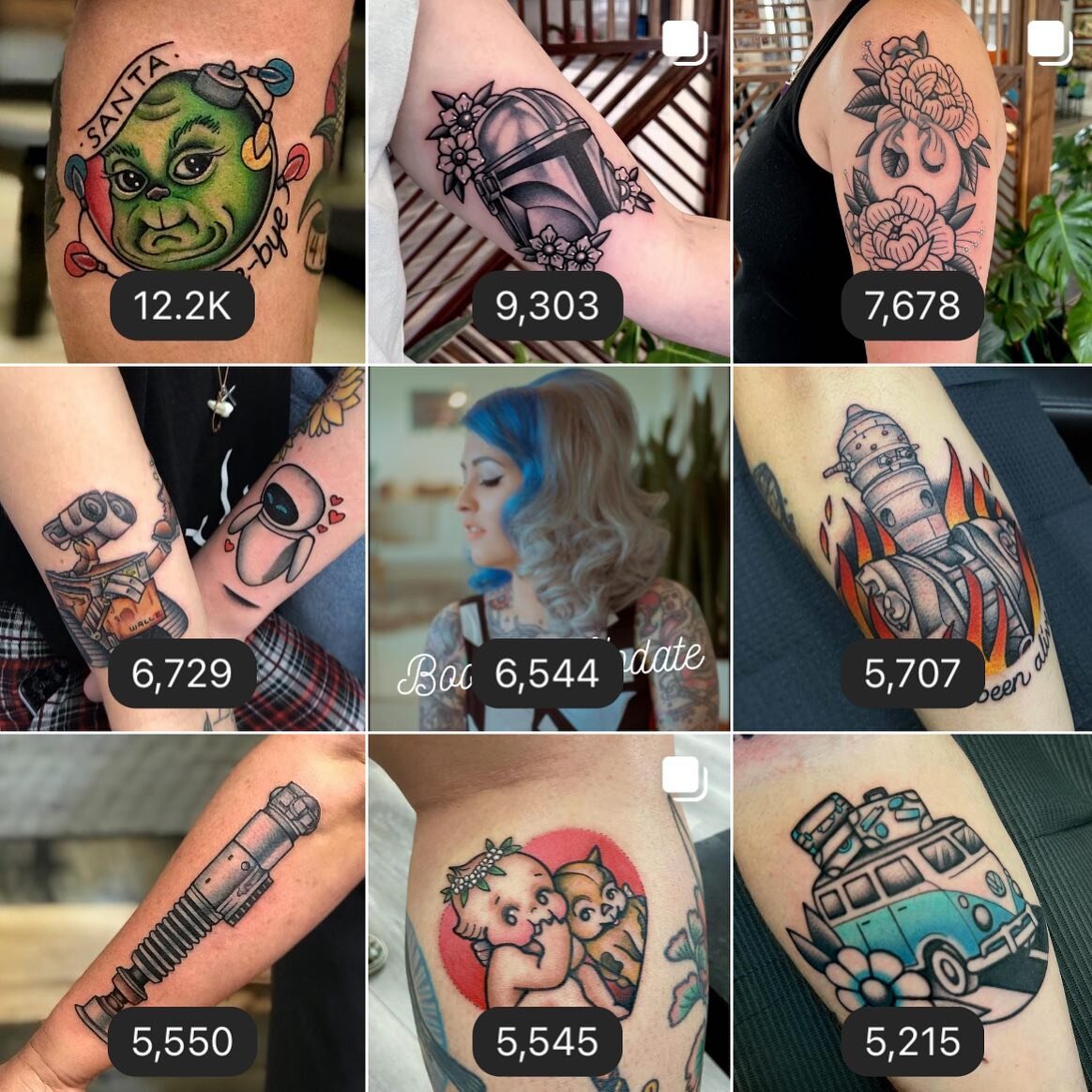 2022 was a wild one, here are your favorite posts! I have the same goal for 2023 as the last few years, to bring as much balance and harmony possible to both my life and to the shop. I want to thank everyone for getting tattooed  in 2022, showing up 