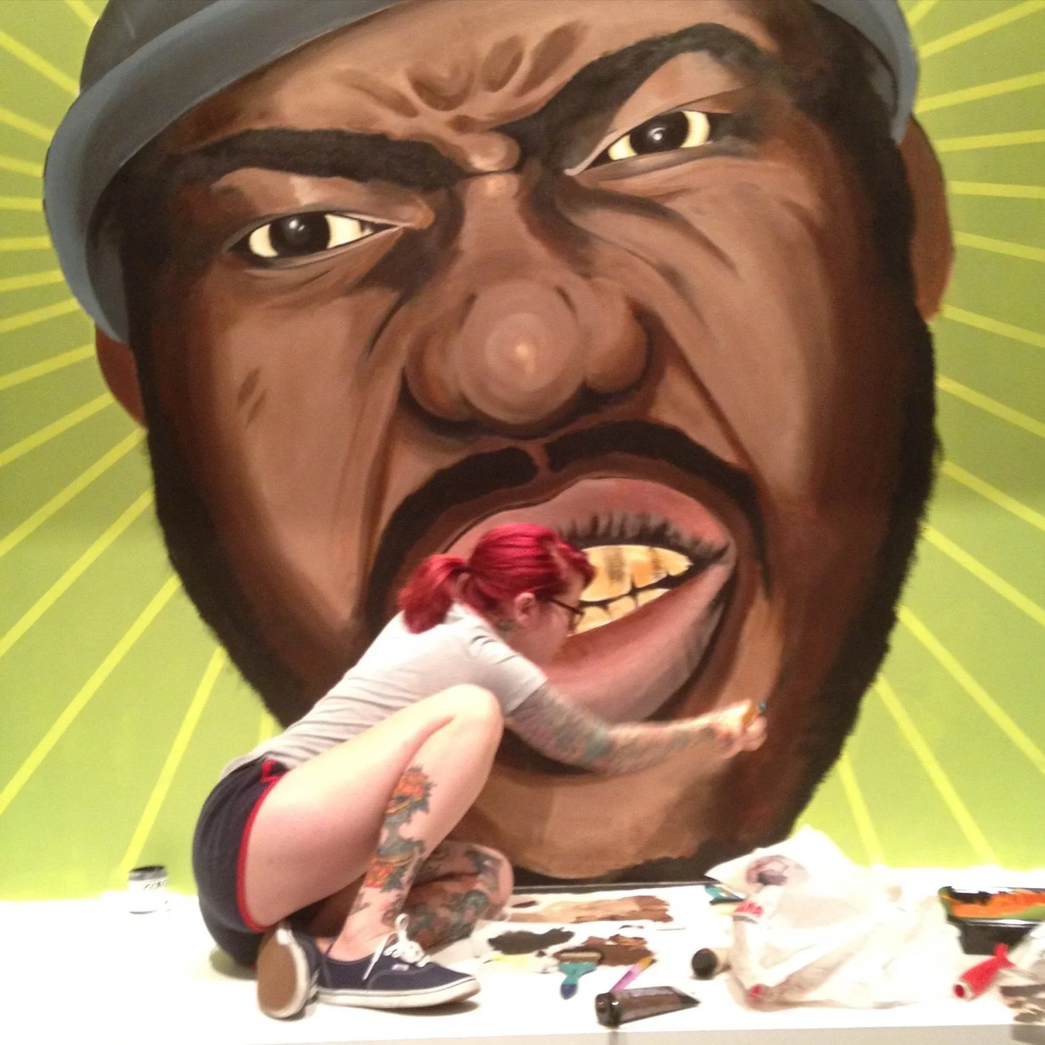 Trick Daddy for Some Like It Hot @historymiami #historymiami #somelikeithot #streetart #mural #trickdaddy #muralist