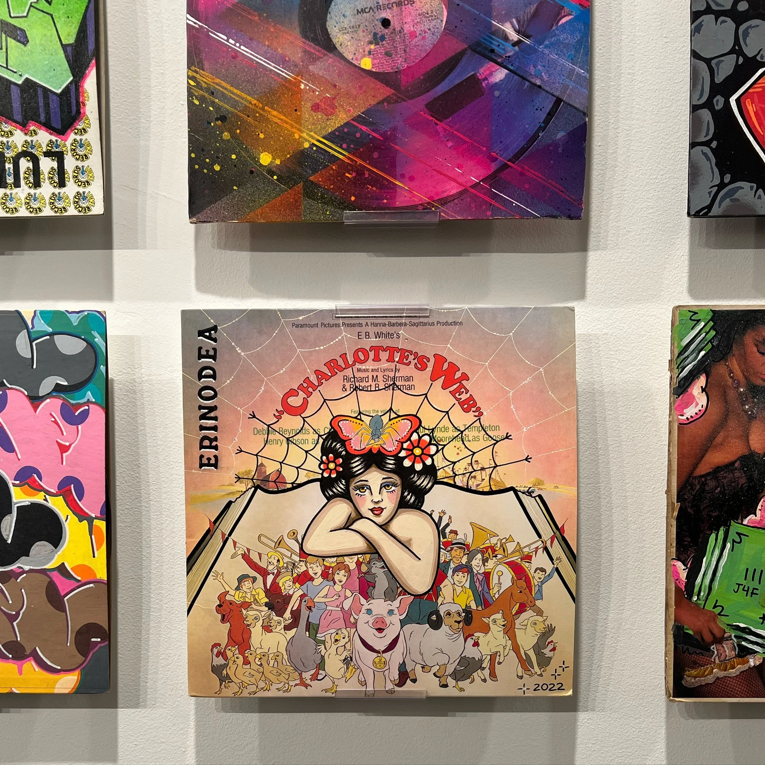 A classic for last years @vinylvisionshow @wyn317 #vinylvisionshow #recordart #wynwood #miami #artshow #vinylcollection #vinylart