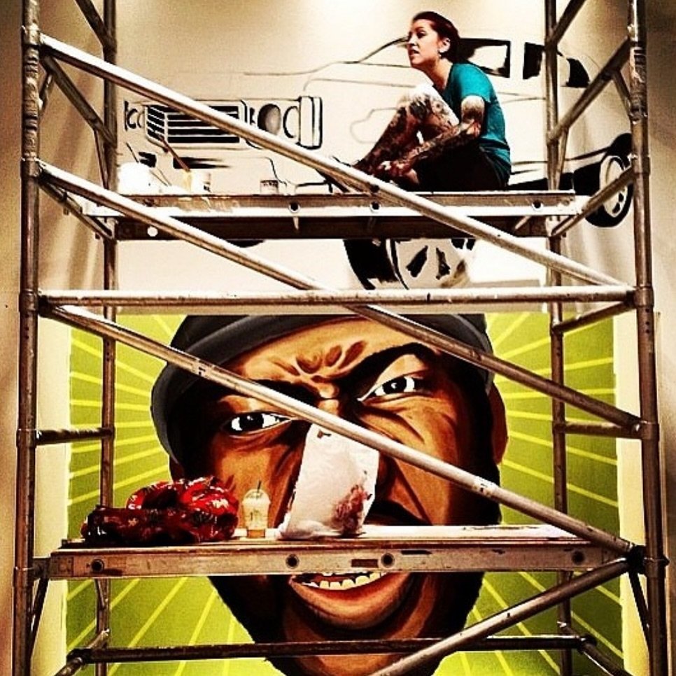 HistoryMiami Some Like it Hot street art exhibit #trickdaddy #art #mural #miamimural