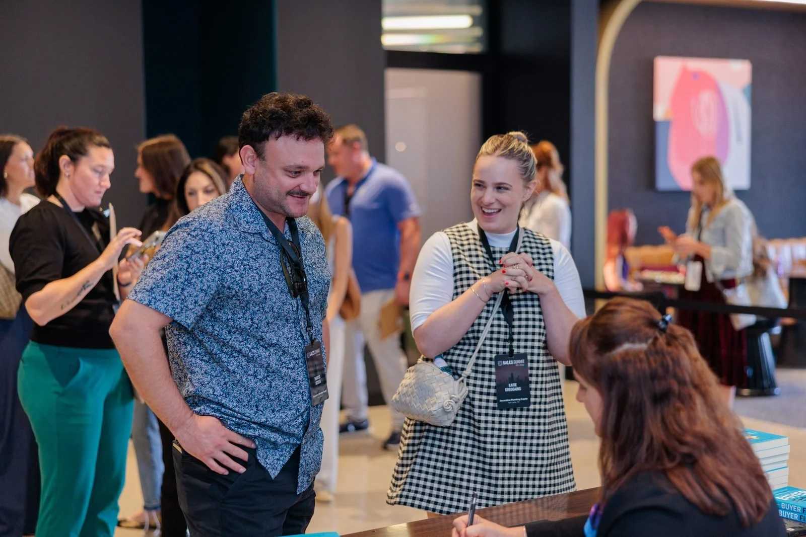 Forte Sales Summit 2025 · A shared laugh between sessions.