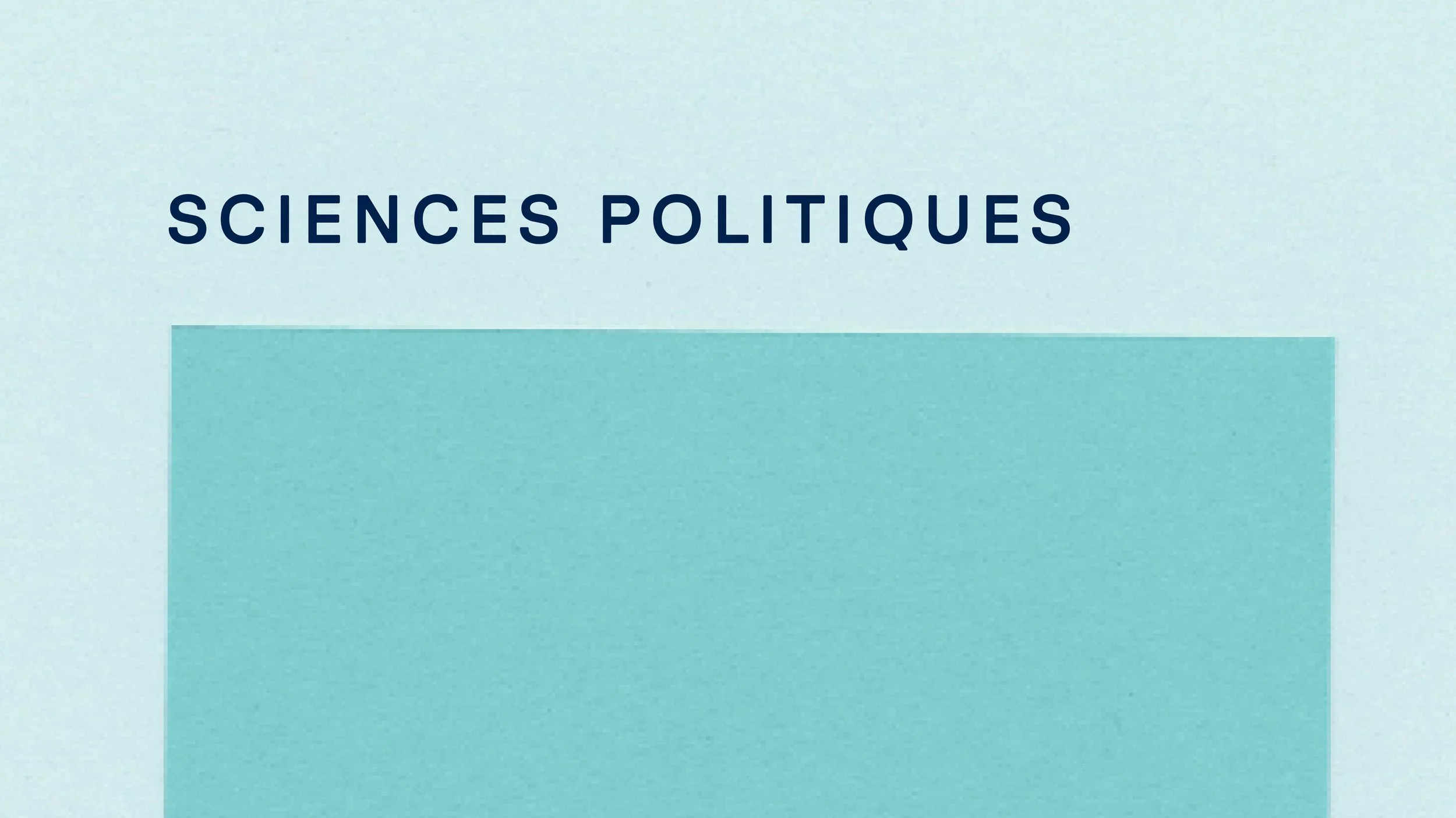 Droit et sciences politiques