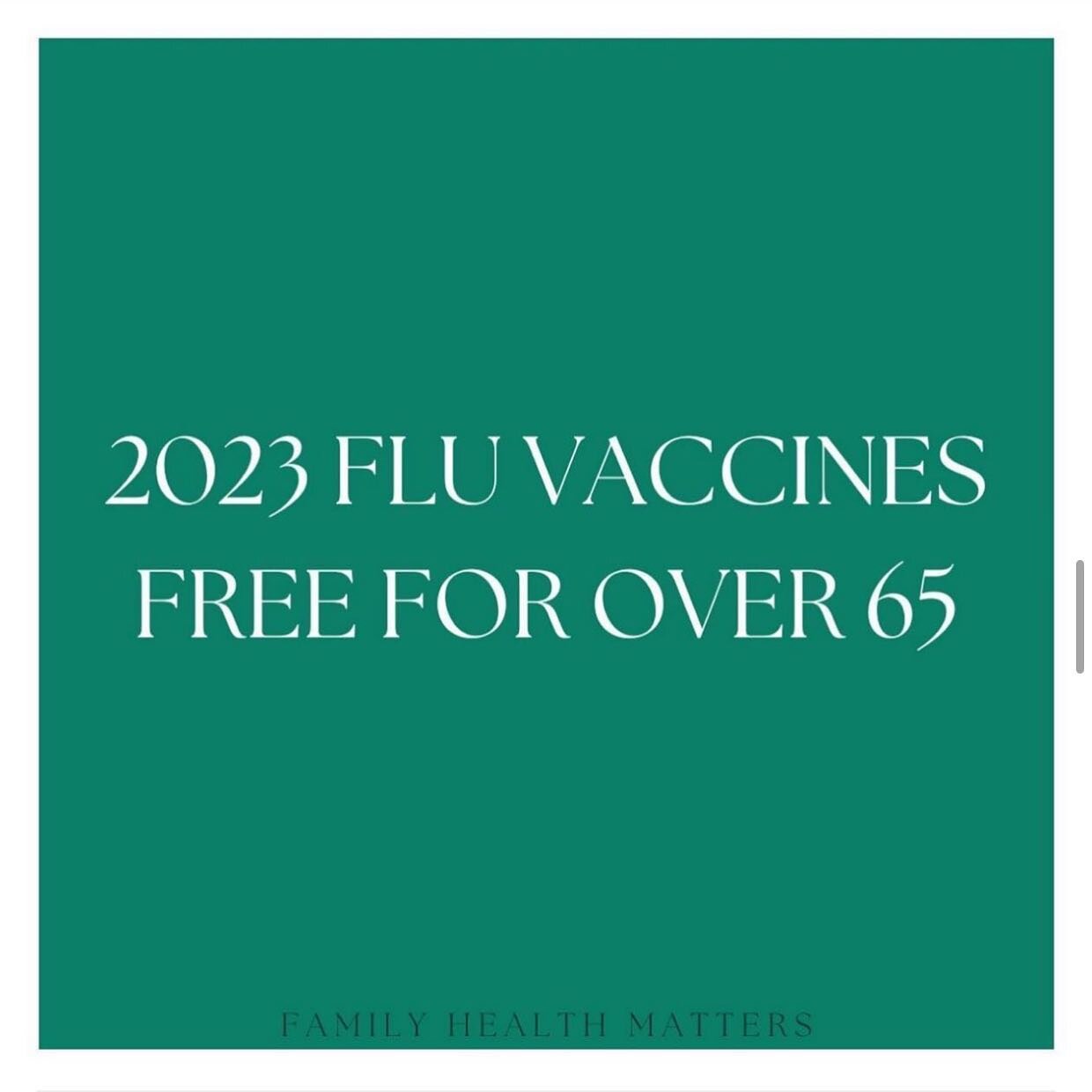 Aged 65 or over? For people aged 65 years old or over, influenza immunisation is very important, as the risks associated with the illness can get more serious as you age. Any questions? Drop them below or get in touch with us to book your Flu Vaccine