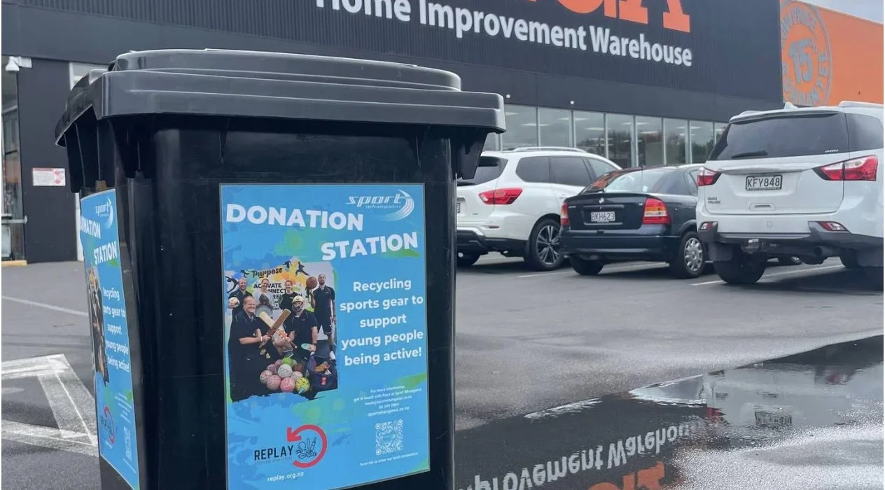 Recycling project helps keep kids active