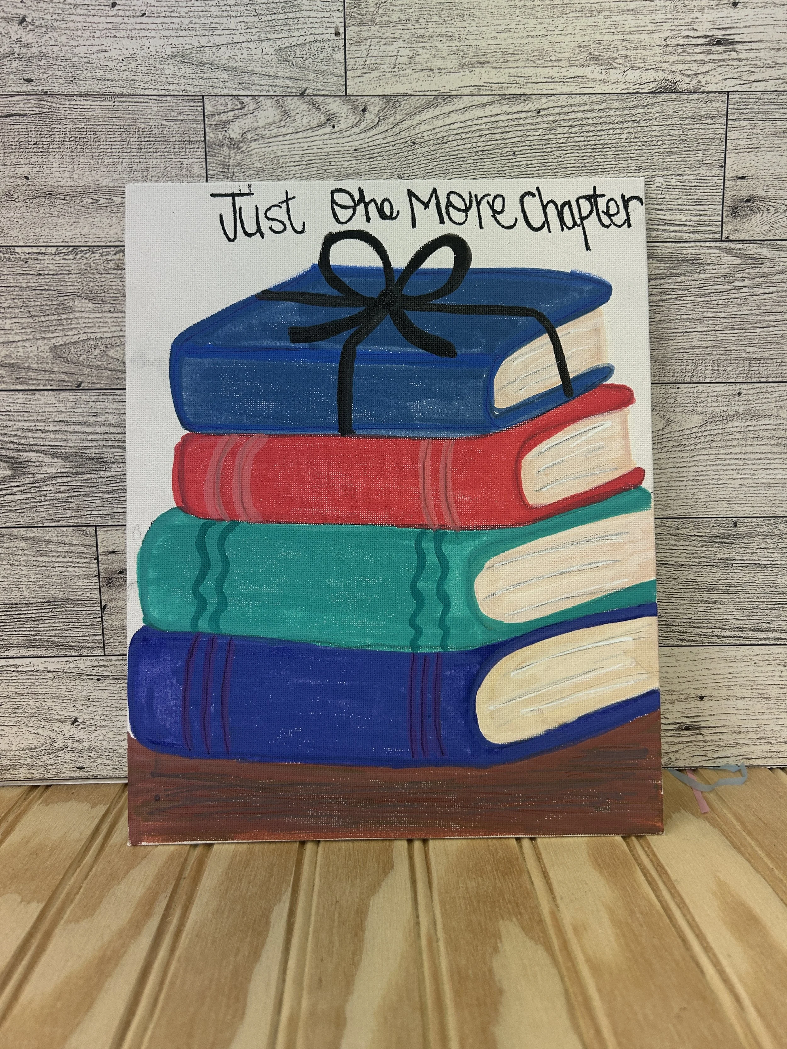 'Just One More Chapter' Canvas Painting