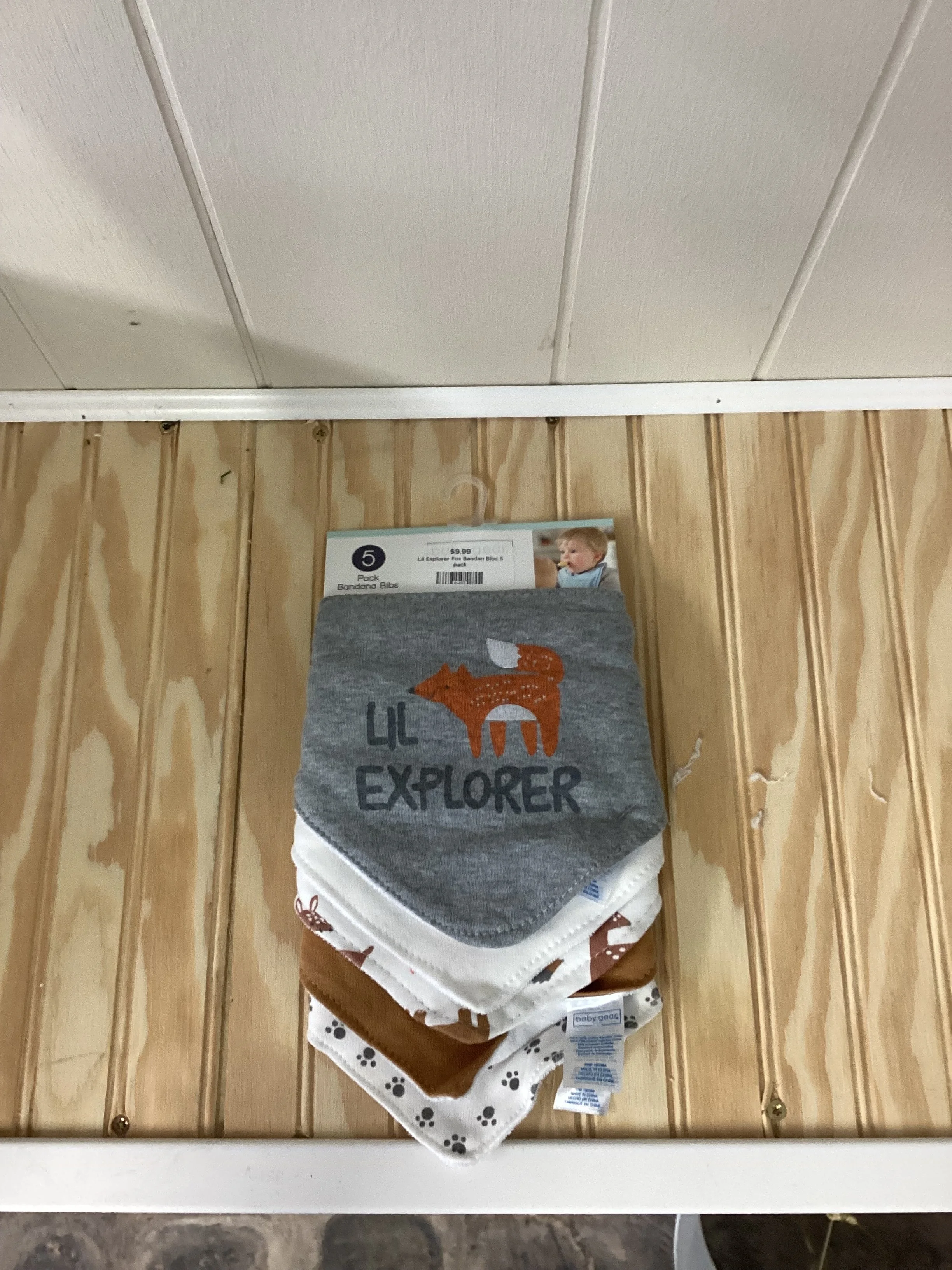Lil Explorer Bandana Bib Set