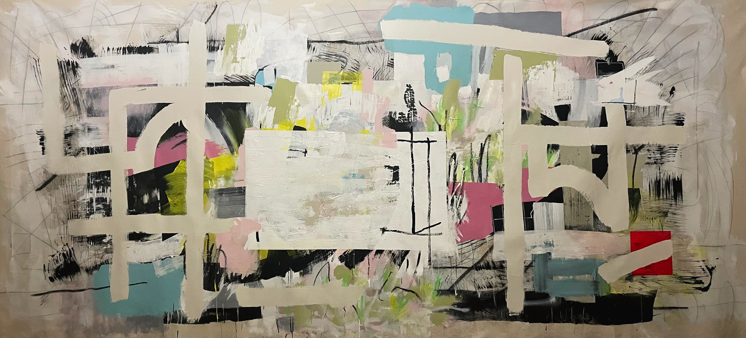 Constant / Kréyol - acrylic on canvas 96" X 144"