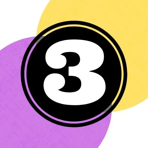 Number 3 on Passion/Gratitude Logo