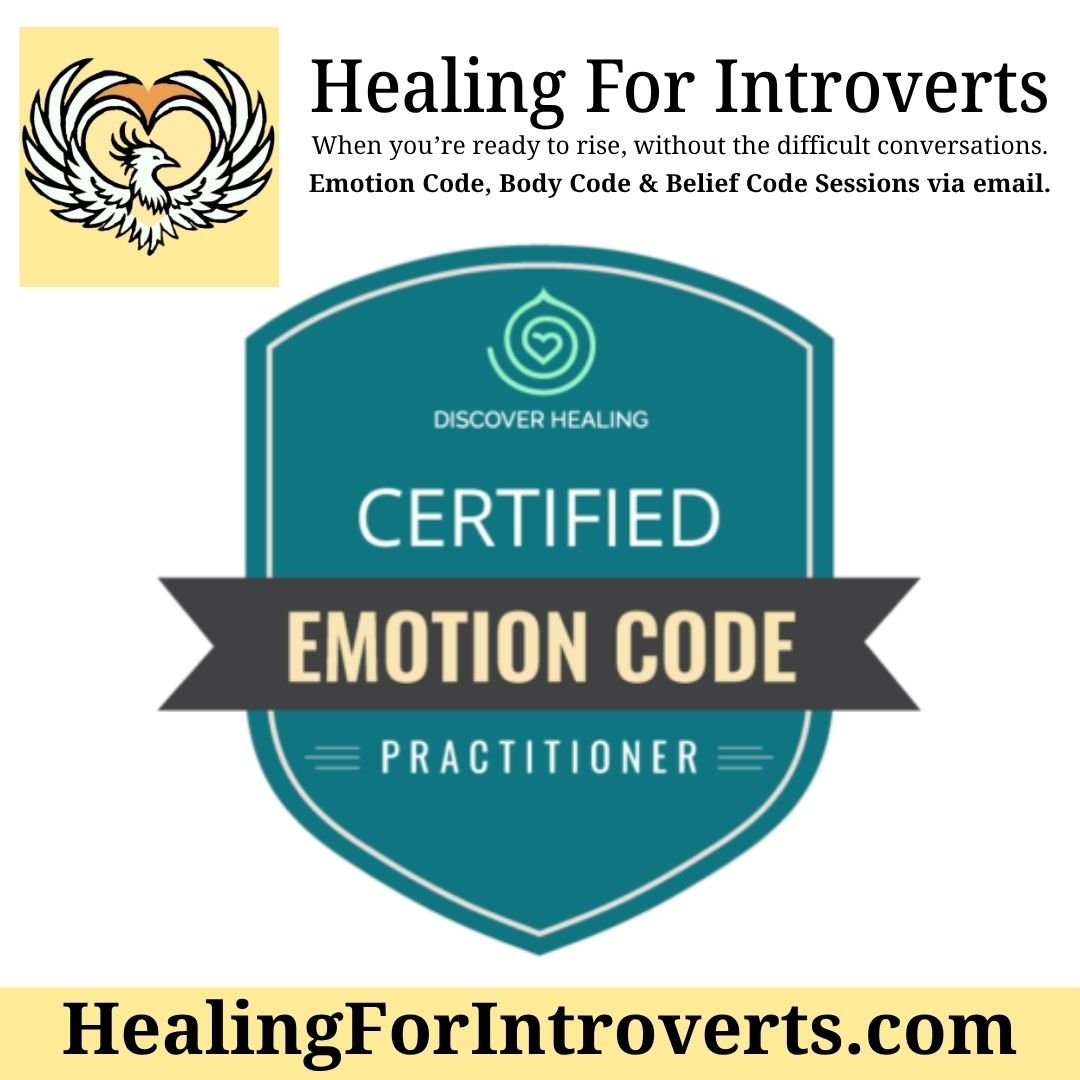 Emotion Code Tile, Healing For Introverts Certified by Discover Healing to provide Heart-Wall Sessions