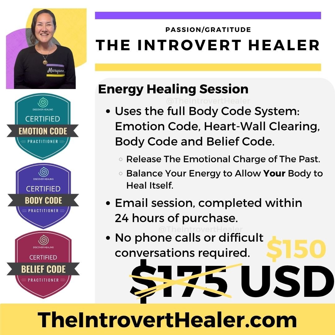 Body Code: Same-day Energy Healing Session