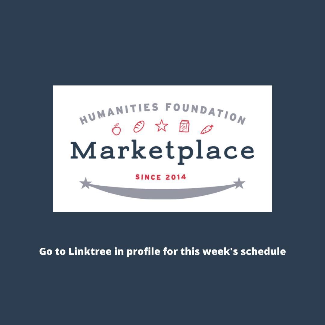 🍅 🌽🍇 Please visit the Linktree in profile for this week's Marketplace distribution schedule. Spread the word! #feedingfamilies #humanitiesfoundation #marketplace #spreadtheword #schedule
