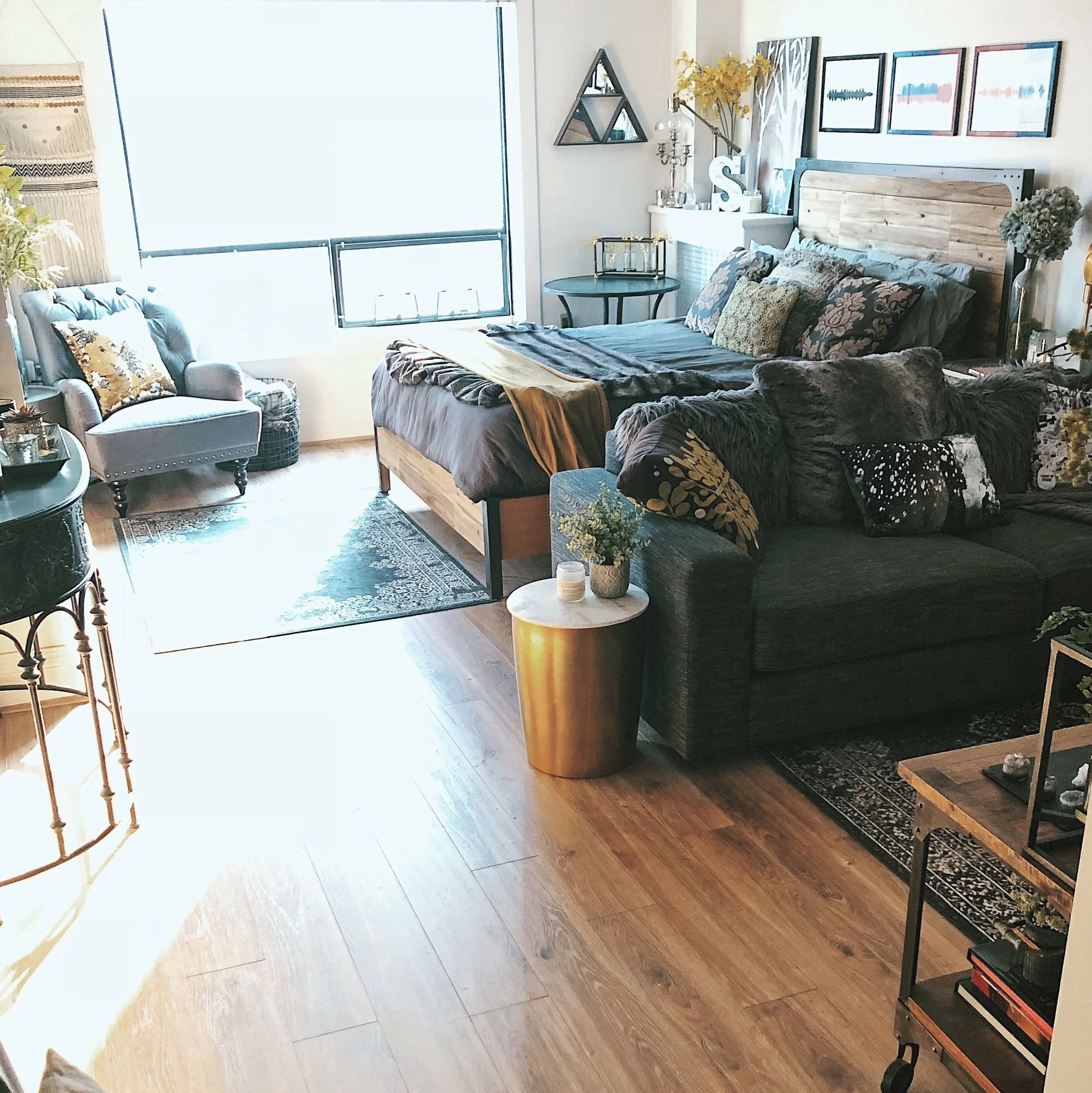 studio apartment interior styling