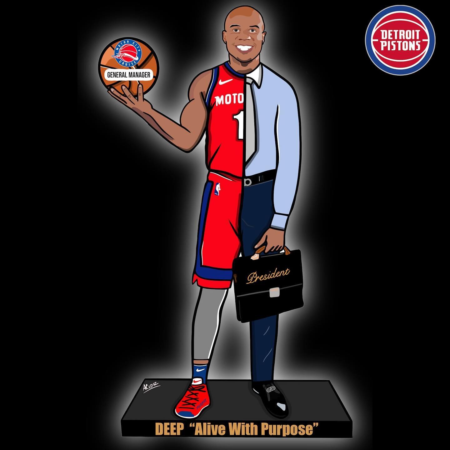 Creating Great Memories with a Phenomenal organization while becoming a HOF Dual-Hybrid Executive! Have a fun &amp; safe holiday weekend! #Chosen #Favored #MotorCityCruise #DetroitPistons 🙏🏽💯
🔥Photo @trainwcorley