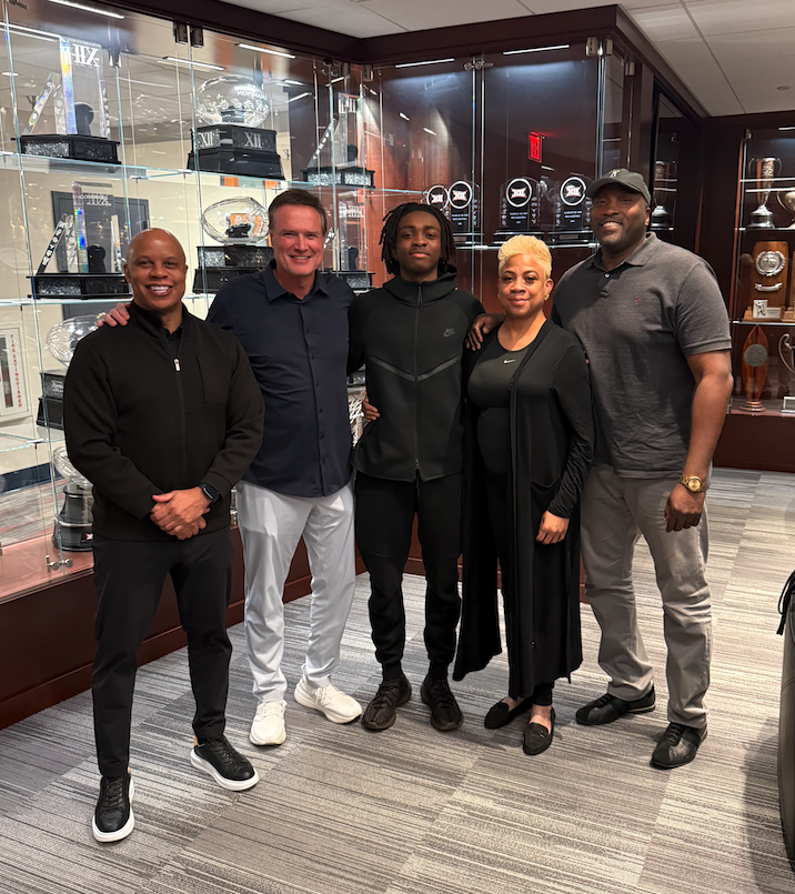 Bylden Family with Coach Self Kansas 