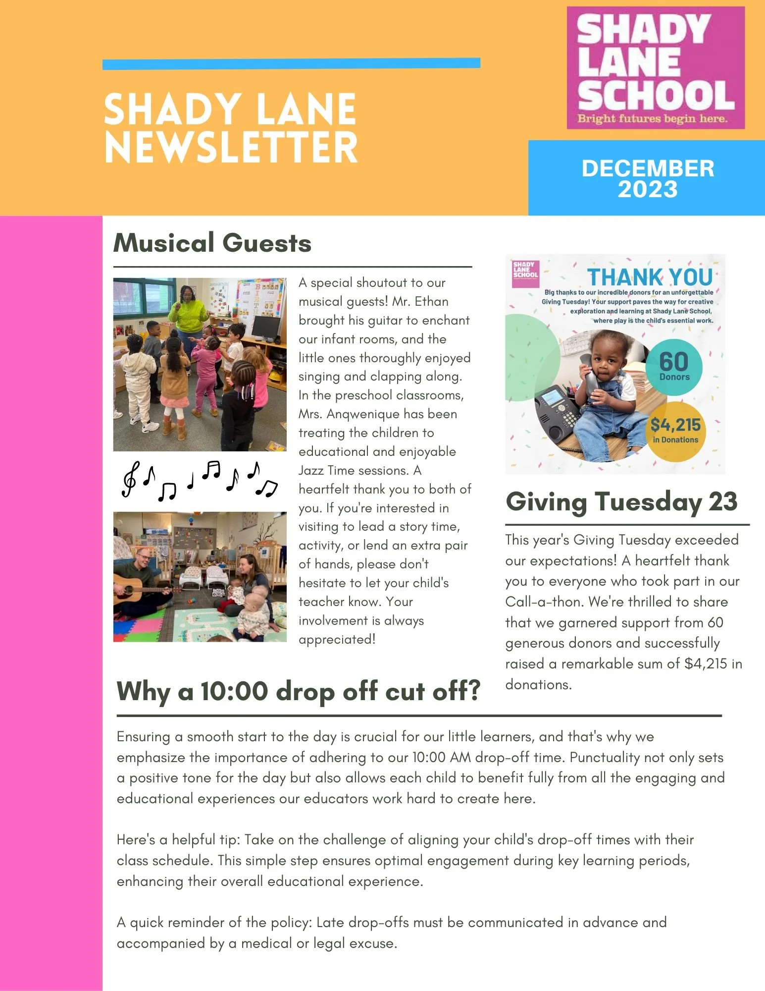 December Cover of Newsletter