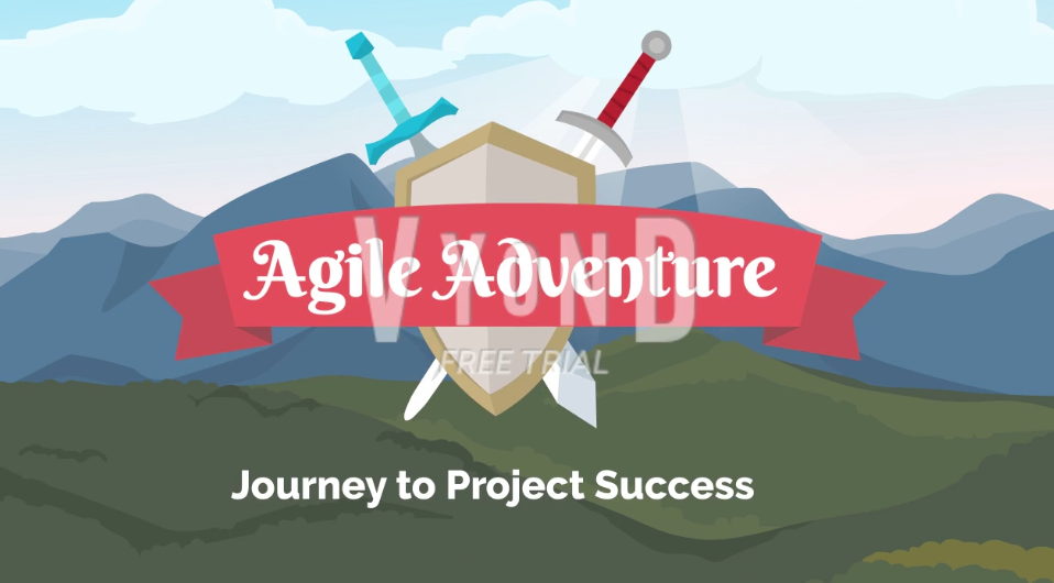 Screenshot of Opening Agile Adventure Game Screen