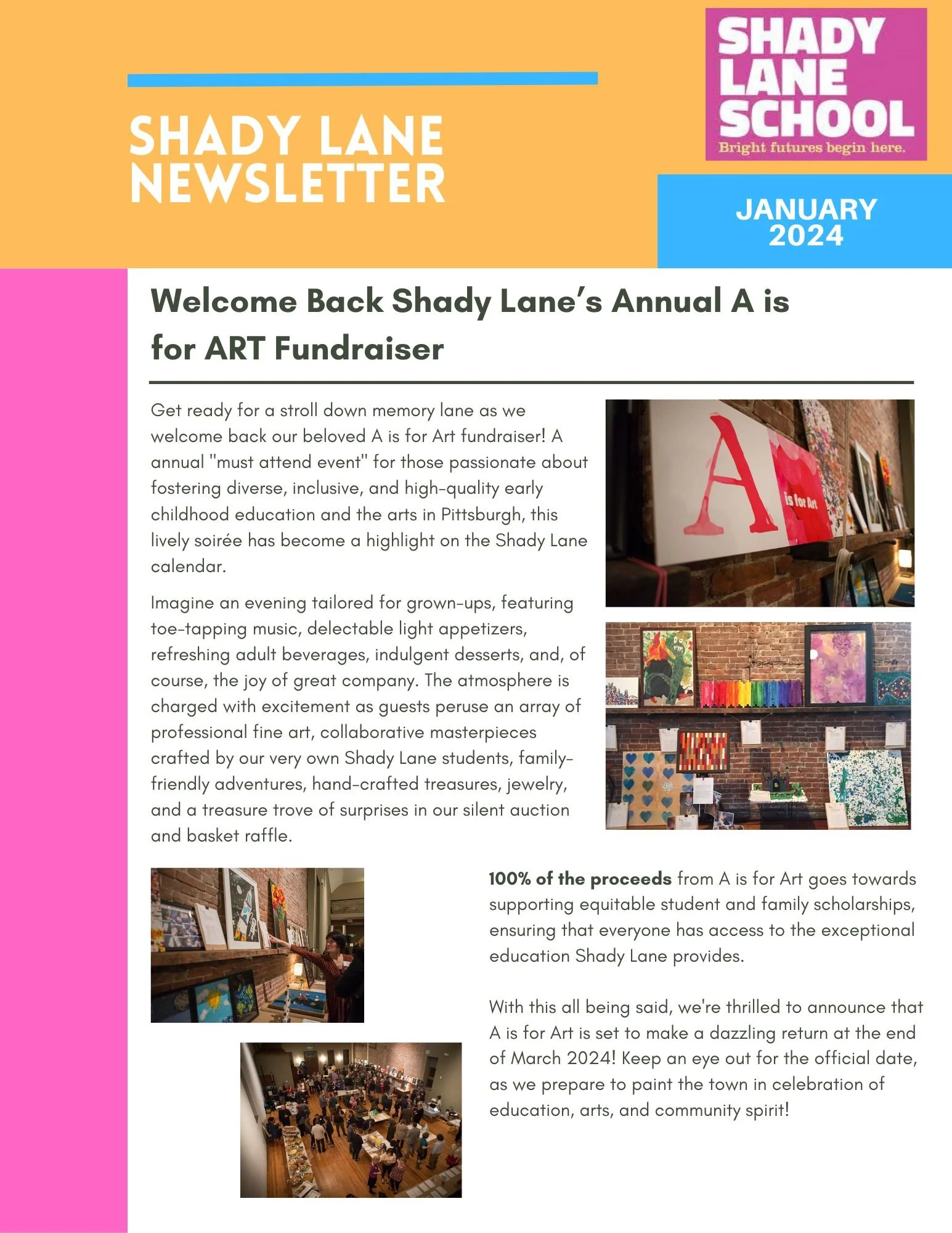 January Cover of Newsletter 