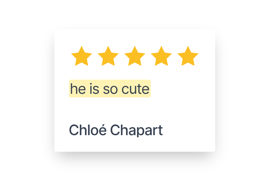 Second review from Chloe Chapart