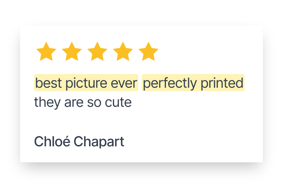 Review from Chloe Chapart